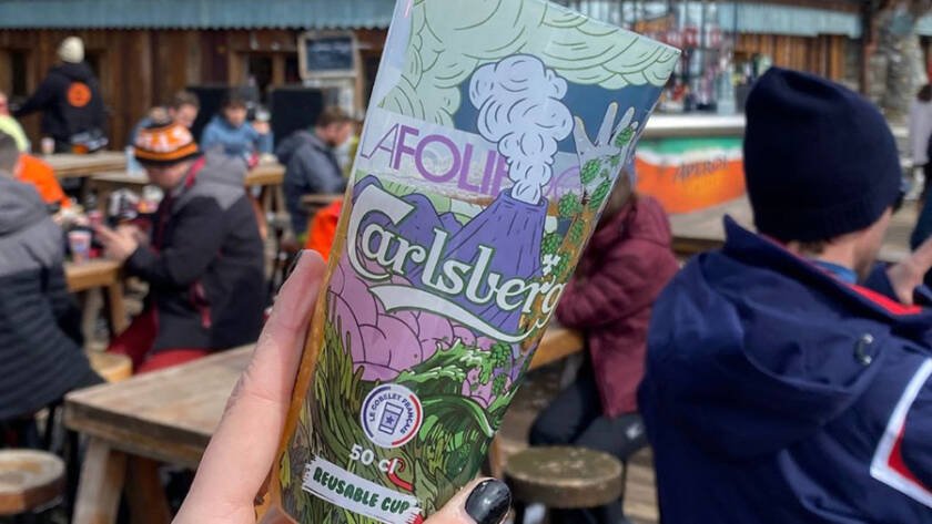goblet personnalisé Carlsberg - la Folie Douce