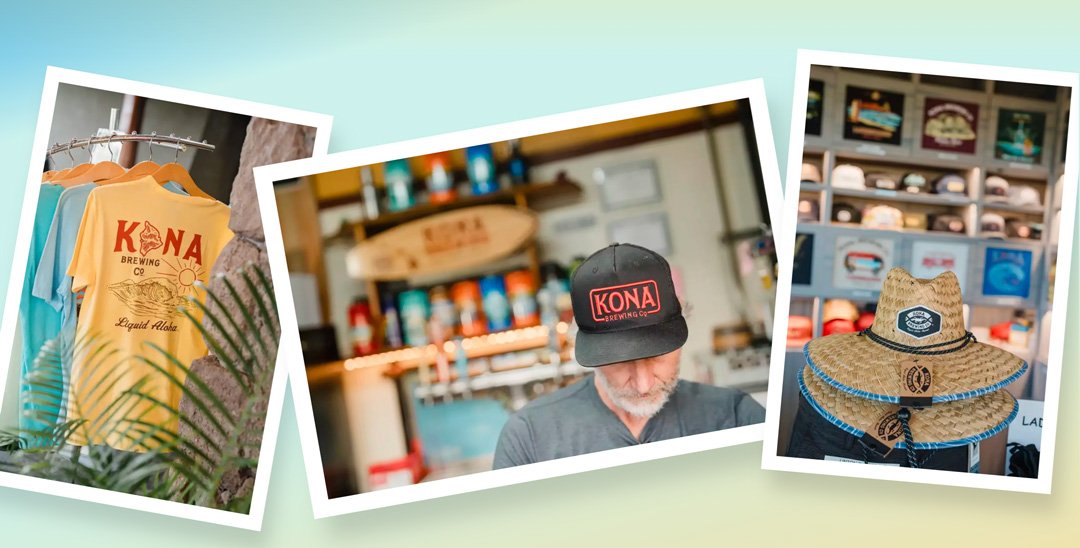 Merchandising bière chez les HawaIen de Kono Brewery Co