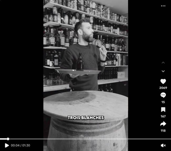 vidéo craft beer sur TikTok