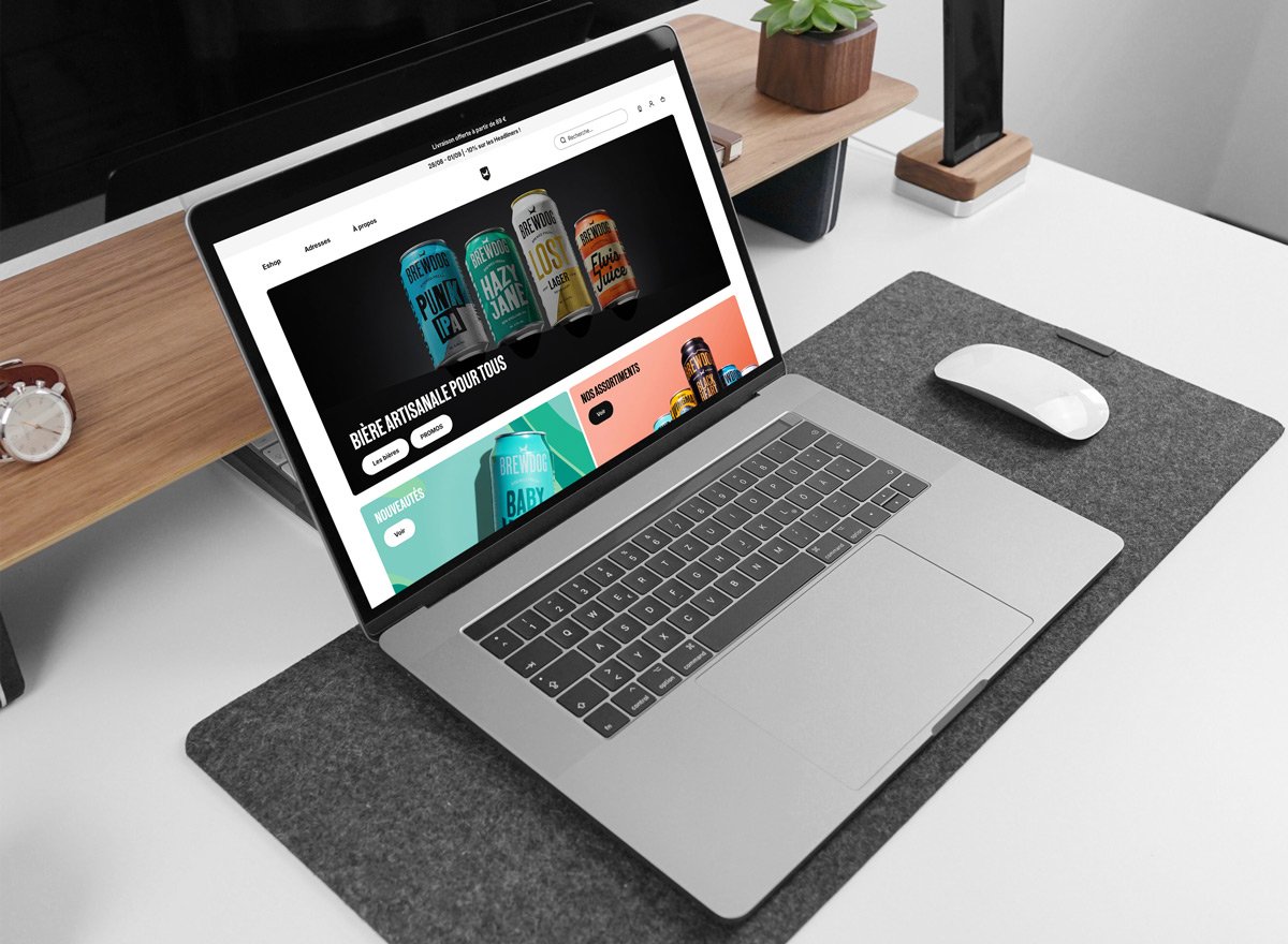 aperçu de la boutique en ligne de Brewdog